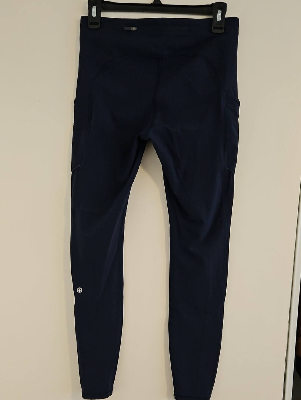 Lululemon Navy Leggings with Side Pockets